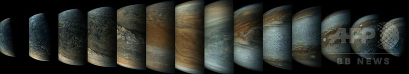 NASAの木星探査機、極域で巨大嵐を観測 驚きの詳細次々と
