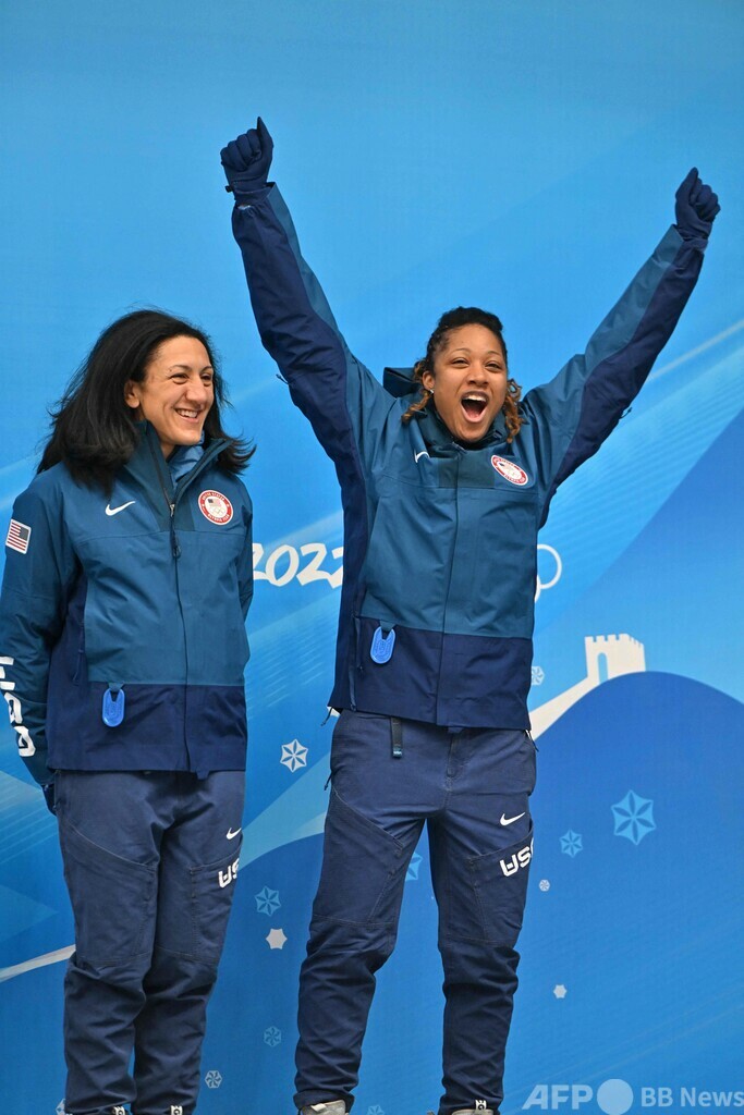 米ボブスレー選手、黒人最多となる冬季五輪5個目のメダル獲得