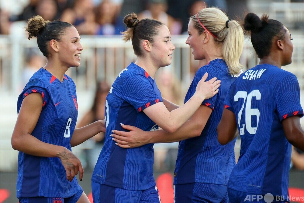 新監督就任の米国が中国下す サッカー女子親善試合 写真6枚 国際ニュース：AFPBB News