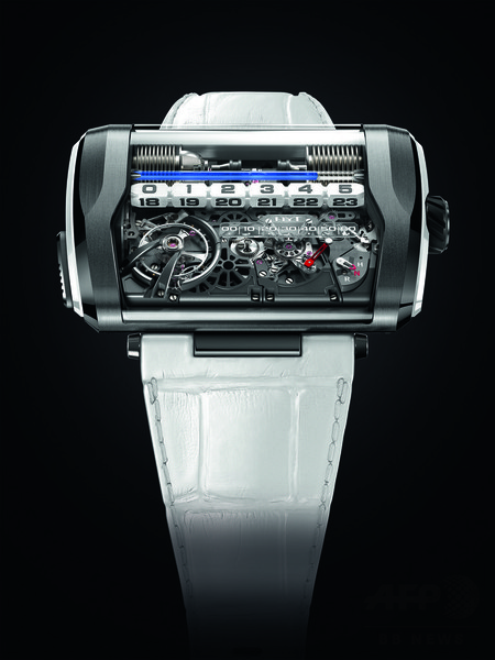 直線液体レトログラード時表示、世界限定1本の「HYT」新作