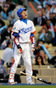 第2回ワールド・ベースボール・クラシック（%%2009 World Baseball Classic%%）決勝、日本戦で1回に三振に倒れ落胆する韓国の李容圭（%%Yong Kyu Lee%%、イ・ヨンギュ）。（2009年3月23日撮影）(c)AFP/Getty Images/Kevork Djansezian