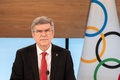 スイス・ローザンヌの国際オリンピック委員会（IOC）本部で行われたオンライン総会で会長に再選されたトーマス・バッハ氏。IOC提供（2021年3月10日撮影）。(c)AFP PHOTO / IOC / GREG MARTIN