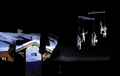 アルペンスキー世界選手権2009（2009 FIS Alpine World Ski Championships）の開会式が2日、フランスのバルディゼール（Val d&apos;Isere）で行われた。競技は3日の女子スーパー大回転から始まる。（2009年2月2日撮影）(c)AFP/FRANCK FIFE