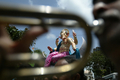 2007年9月9日、ムンバイ（Mumbai）の街にあふれるガネーシャ（Ganesha）像。(c)AFP/Sajjad HUSSAIN