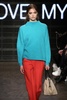 米ニューヨーク市内で発表された「DKNY」15/16年秋冬コレクション（2015年2月14日撮影）。(c)AFP/Getty Images/Neilson Barnard
