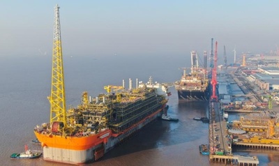 世界最大のトン数の「FPSO船」が江蘇省から出航・中国