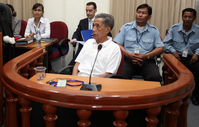 旧ポル・ポト政権幹部、初出廷で釈放を要求