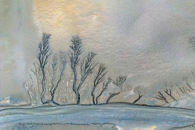 【今日の1枚】秋の湿原、大地のキャンバス 中国