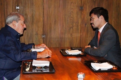 パッキャオ氏が現役復帰を発表、11月にバルガスと対戦