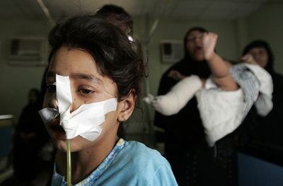 バグダッドのシーア派地区、狙撃兵におびえる市民