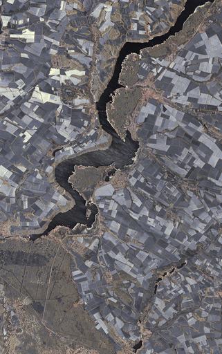 地形くっきり、独レーダー観測衛星が撮影した地球