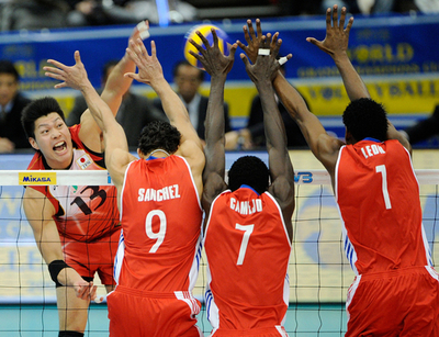 日本、キューバに完敗もメダル確定 グラチャンバレー