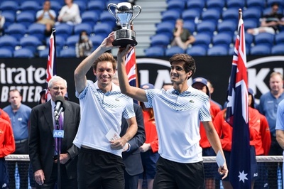 エルベール/マウー組が生涯グランドスラム達成、全豪OP男子ダブルス