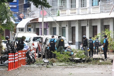 タイ南部で自動車爆弾が爆発 1人死亡、30人余負傷