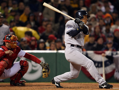 松井秀喜 レッドソックス戦で3打数2安打