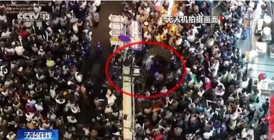 中国湖北音楽祭 3分で「命の通路」を確保