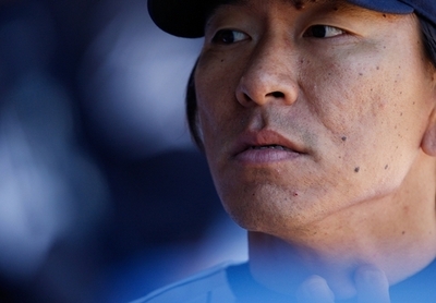 松井秀喜 レイズ戦で4打数1安打