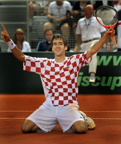 クロアチア 米国を下しデビスカップ4強入り