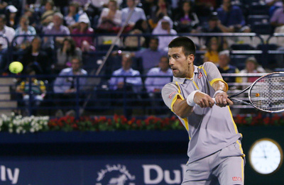 ジョコビッチが8強入り、ドバイ・テニス選手権