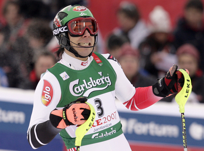 ＜アルペンスキー第39回世界選手権＞男子回転・決勝、マリオ・マット 1本目をトップで終える - スウェーデン