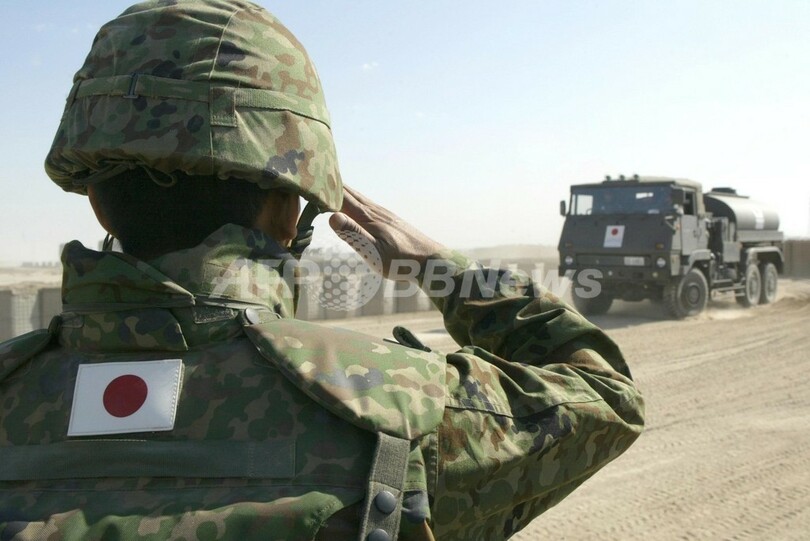 イラク駐留多国籍軍、自衛隊の任務終了で式典 バグダッド