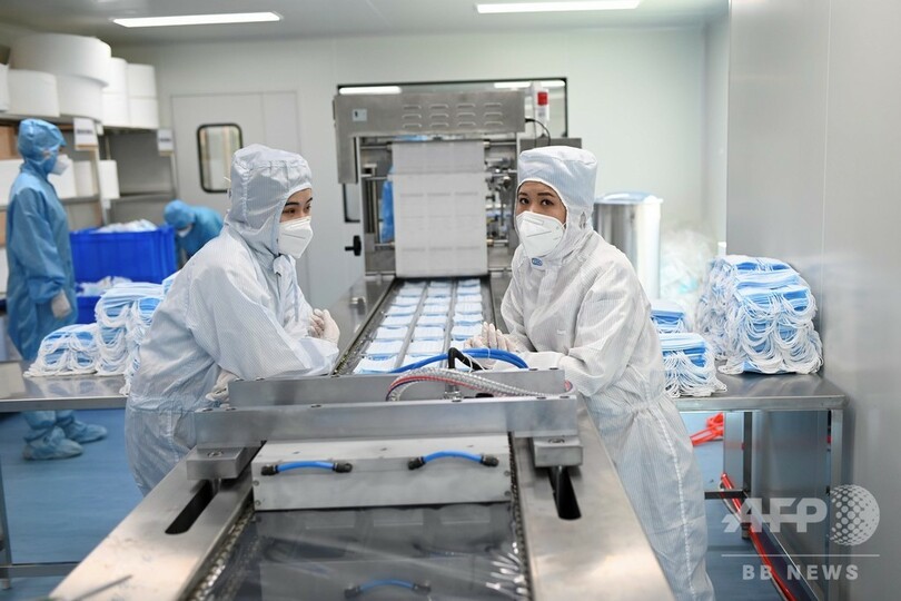 中国、「粗悪マスク」8900万枚超を押収 輸出向けも多数