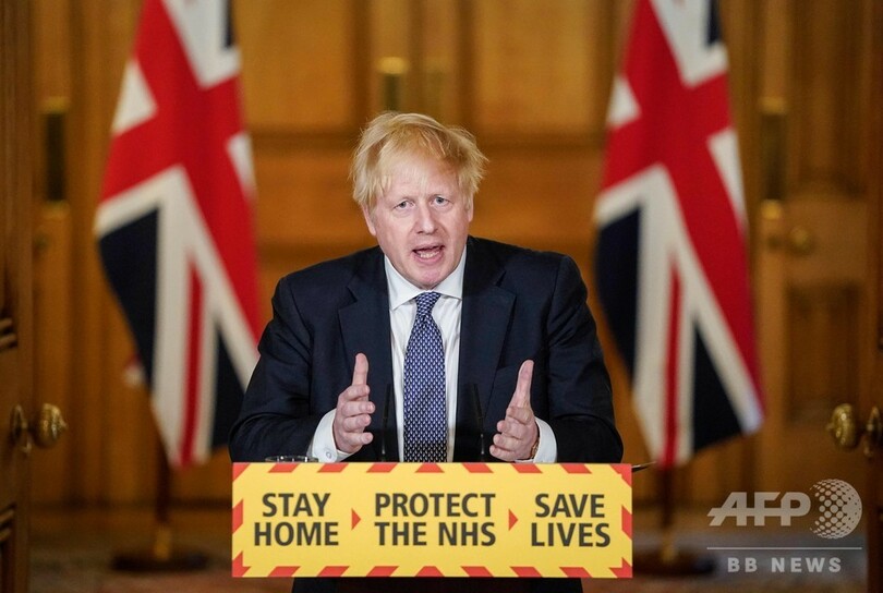 英のコロナ流行「ピーク過ぎた」 ジョンソン首相