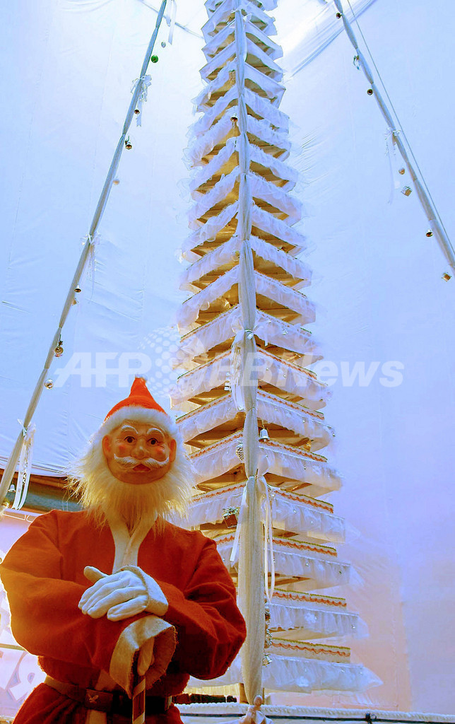 人が15日かけて作った インドの巨大クリスマスケーキ 写真1枚 国際ニュース Afpbb News