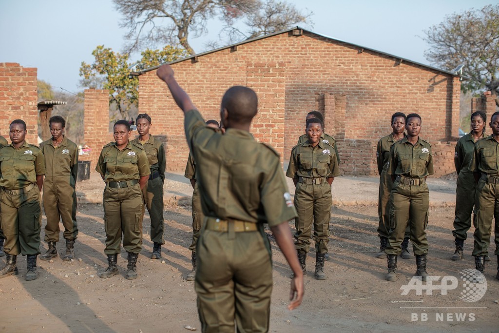 「勇気ある者たち」 密猟と闘う女性だけのレンジャー ジンバブエ 写真12枚 国際ニュース:AFPBB News