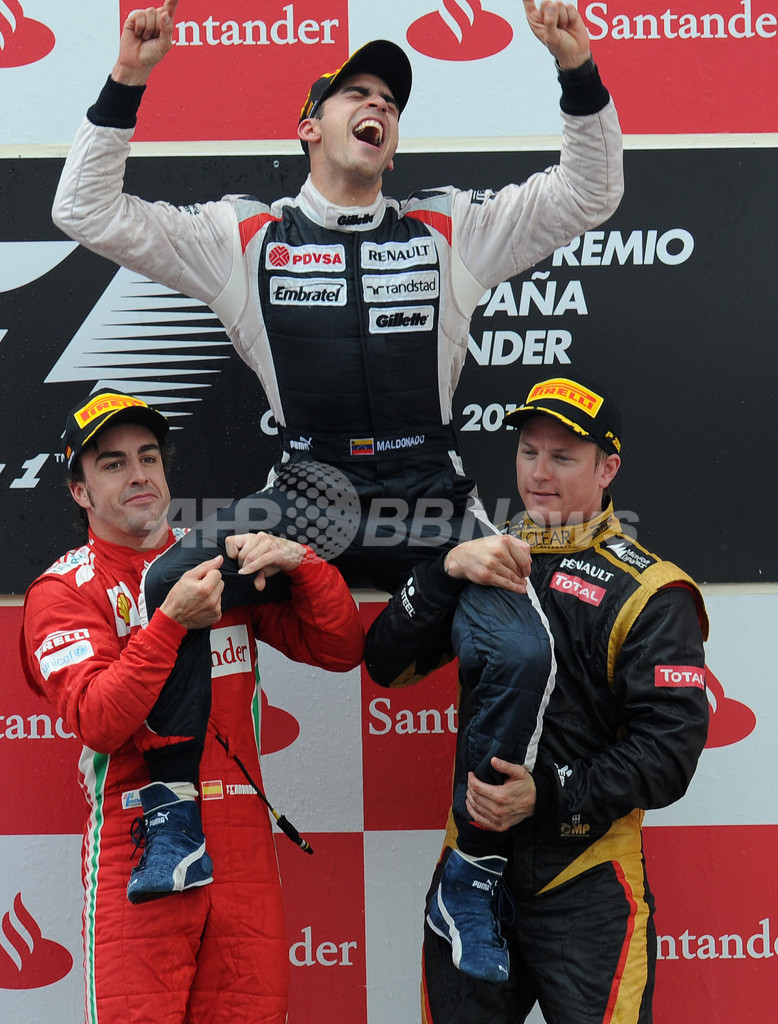 マルドナドがf1初優勝 可夢偉は5位 スペインgp 国際ニュース Afpbb News