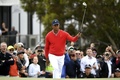 米国選抜と世界選抜による男子ゴルフの対抗戦、第13回プレジデンツ・カップ初日に臨む米国選抜のタイガー・ウッズ（2019年12月12日撮影）。(c)William WEST / AFP