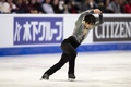 17-18フィギュアスケートグランプリ（GP）シリーズ第2戦、スケート・カナダ、男子シングル・ショートプログラム。演技に臨む宇野昌磨（2017年10月27日撮影）。(c)AFP/Geoff Robins