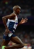 ロンドン五輪、陸上男子10000メートル決勝。レースに臨む英国のモハメド・ファラー（Mohammed Farah、2012年8月4日撮影）。(c)AFP/OLIVIER MORIN
