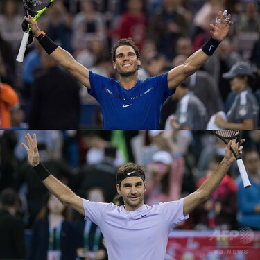 特別」なライバル同士、ナダルとフェデラーが上海マスターズ決勝で激突