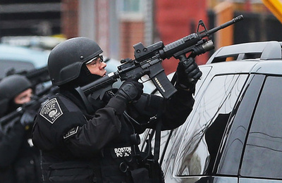 【写真特集】封鎖下のボストン、緊迫の街角