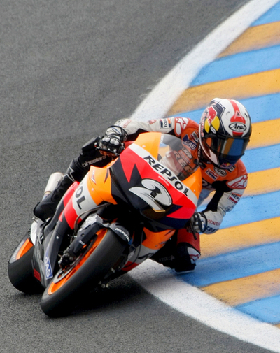 ペドロサ フリー走行2回目でトップタイム