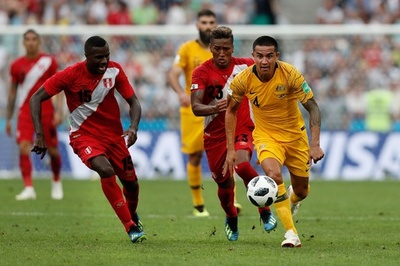 オーストラリア黒星で敗退決定、ペルーはW杯で40年ぶり勝利