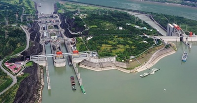 中国の三峡ハブ 今年の貨物通過量がすでに1億トンに到達