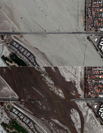 熱帯低気圧「ヒラリー」の被害捉えた画像 米加州