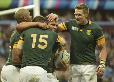 南アがサモアに大勝、初戦の屈辱晴らすも主将が負傷 ラグビーW杯