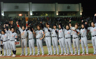 日本 台湾を下し北京五輪出場権を獲得