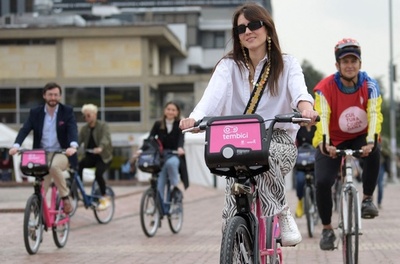 新しいシェア自転車システムがスタート コロンビア首都