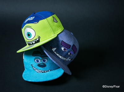 「ニューエラ」モンスターズ・ユニバーシティとコラボ、親子コーデにも