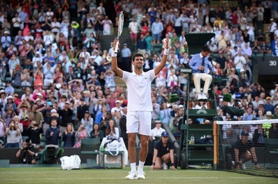 ジョコビッチ、デルポトロが難なく初戦突破 ウィンブルドン