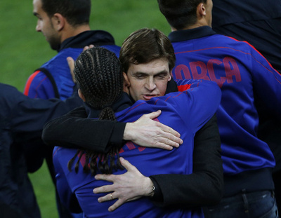 FCバルセロナ、苦しみながらも準決勝進出 欧州CL