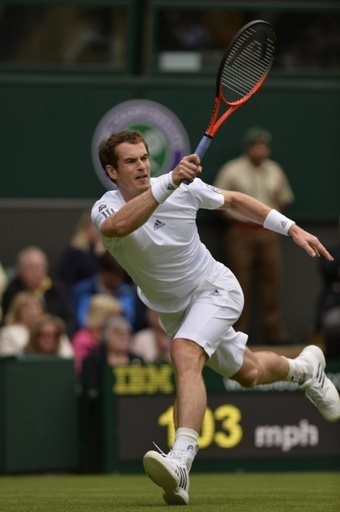 マレーが1回戦突破、ペリー氏の記録抜く ウィンブルドン選手権