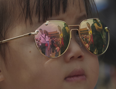 中国でも大型連休 天安門広場で観光客がピークに