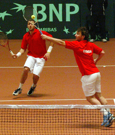 ＜男子テニス 07デビスカップ＞ポルトガル 3連勝で2回戦進出を決める - グルジア