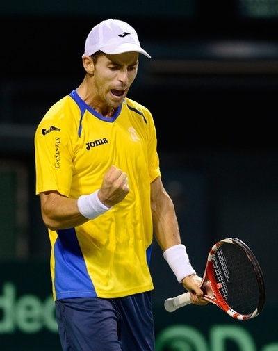 日本、初日はコロンビアと1勝1敗 デビス杯