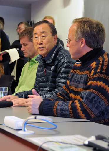 「とても創造的」、スバルバルの種子保存施設に国連事務総長も感嘆